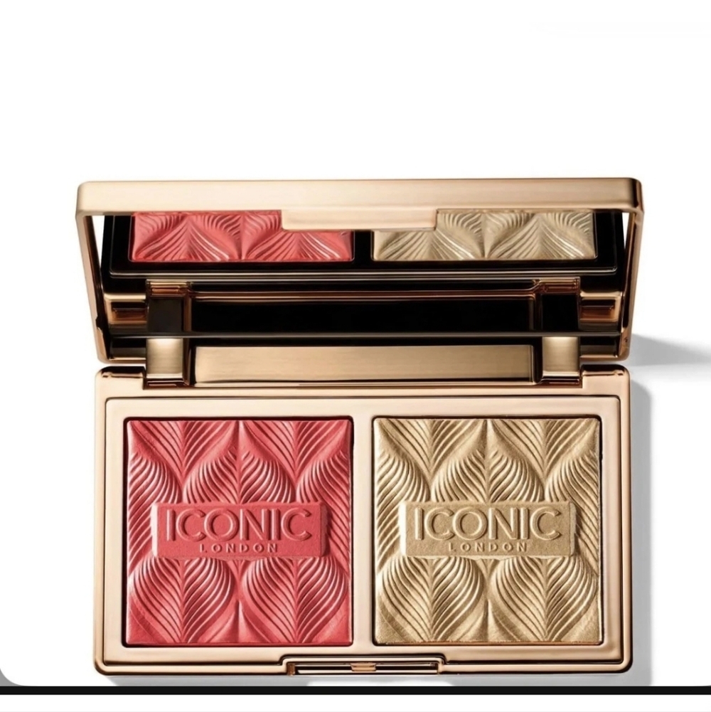 ICONIC London Highlighter Duo - Coral Glow NIB